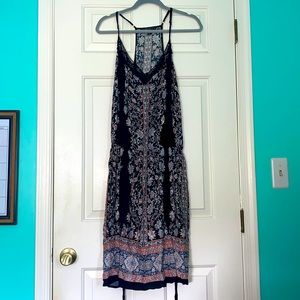 Forever 21 Black Floral Dress 3X